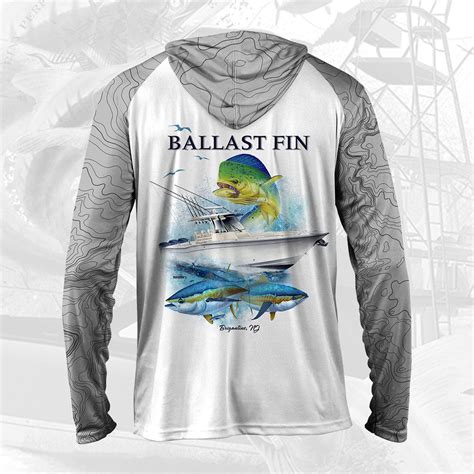 Briny® Custom Fishing Shirt Upf Hydro Hooded