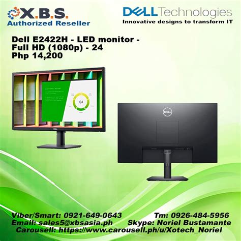 Dell E2422h Led Monitor Full Hd 1080p 24 Computers And Tech