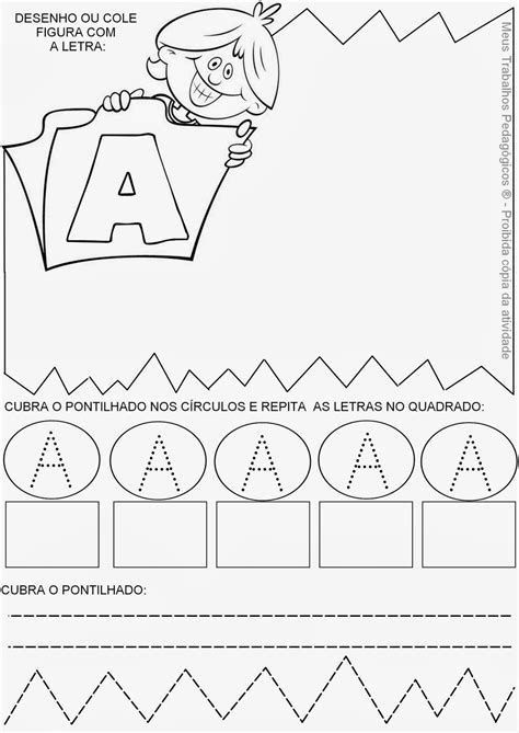 Atividades Com A Letra A Para Colorir - 8