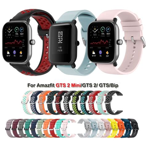 Pulseira De Rel Gio De Silicone De Mm Para Amazfit Gts Mini Al A De