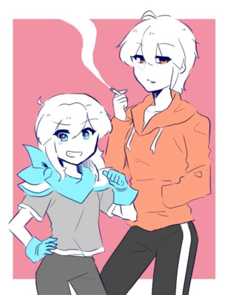 Underswap Sans And Papyrus Genderbend Human Undertale Fanart