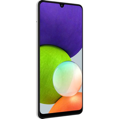 Смартфон Samsung Galaxy A22, Dual SIM, 64GB, 4GB RAM, 4G, White - eMAG.bg