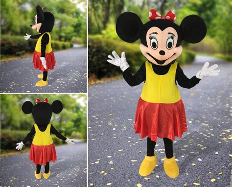 Mascot Costume Minnie Mouse Mascot Cosplay Costume For Party