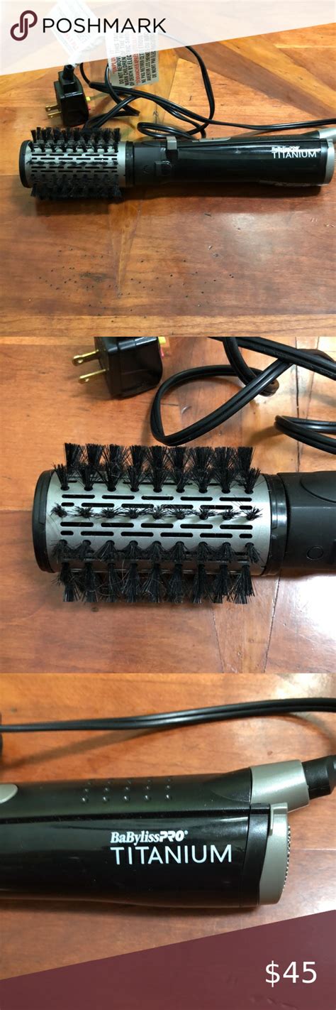 Babyliss Pro Titanium Rotating Hot Air Brush Babyliss Pro Titanium Babyliss Hot Air