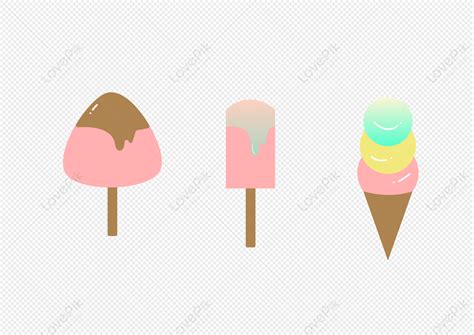 Lukisan Gambar Aiskrim Malaysia Kartun Gambar Kartun Aiskrim Berwarna Bola Ais Krim Ilustrasi