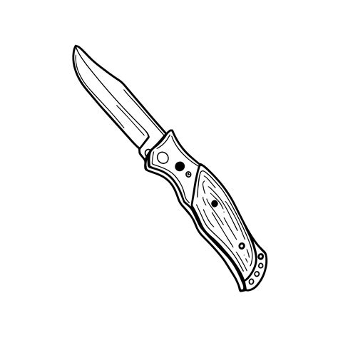 Pocket Knife Drawing