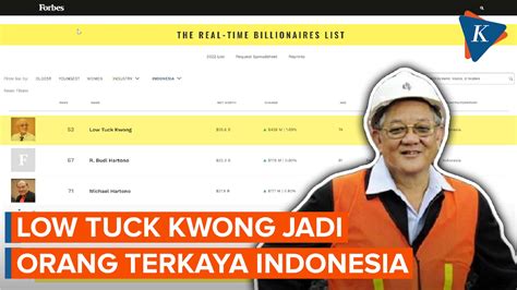 Berita Terkini Harian Low Tuck Kwong Jadi Orang Terkaya Di Indonesia