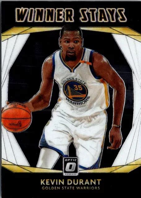 Donruss Optic Winner Stays Kevin Durant Golden State Warriors