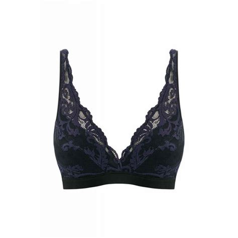 Bralette Sans Armatures Wacoal Lingerie INSTANT ICON Bleue En Nylon Wacoal Lingerie Fitancy