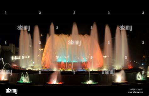 The Magic Fountain in Barcelona, Spain Stock Photo - Alamy