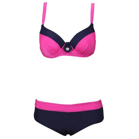 Buy Sexy Large Bust Bikini Set Women Handmade Two