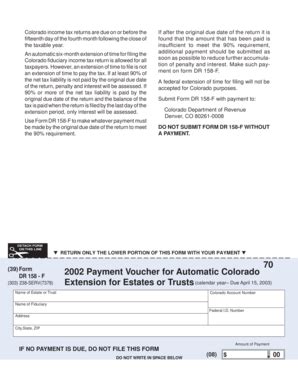 Fillable Online Payment Voucher For Automatic Colorado