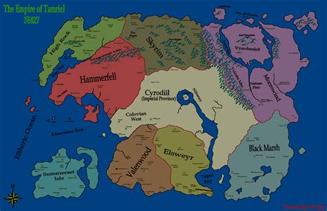 Tamriel Chronicles Elder Scrolls Cartography