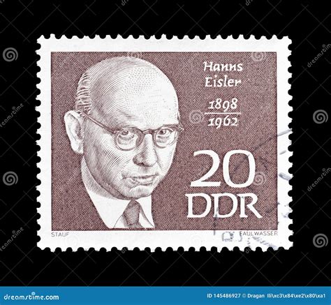 East Germany On Postage Stamps Editorial Photography Image Of