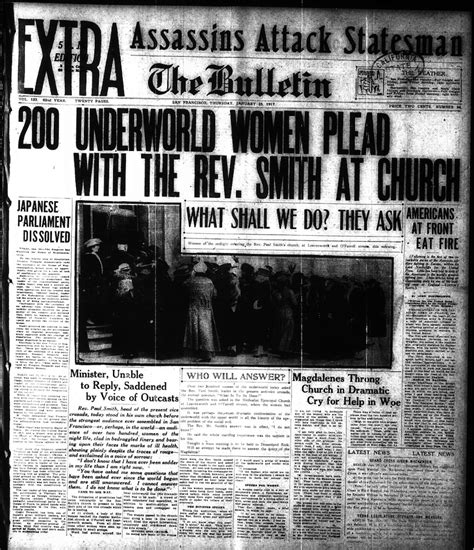 Today In History The Tenderloin S And America S First Ever Sex