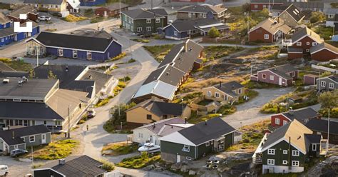 Aerial View Of City Buildings During Daytime Photo Free Qaqortoq