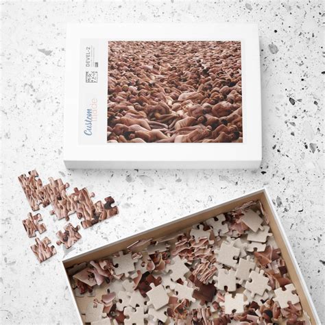 Nude Art Natural Naked Group Puzzle Piece Etsy