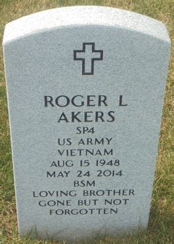 Roger Lee Akers 1948 2014 Mémorial Find a Grave