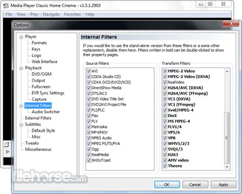 Media Player Classic Home Cinema 1.7.11 (64-bit) Download for Windows ...