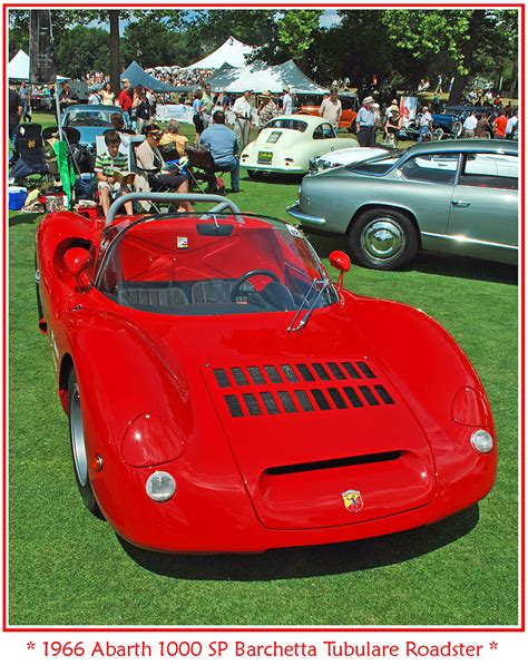 1966 Abarth 1000 SP The 2009 Meadow Brook Concours D Elega Flickr