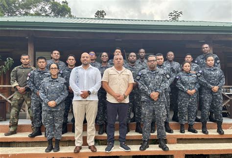 Minister Mira and CEO Usher Briefed on Belize Coast Guard Command Plans