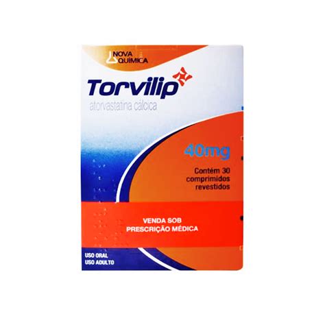 Torvilip Atorvastatina 40Mg X 30 Tabletas Nova Quimica Farmadon La