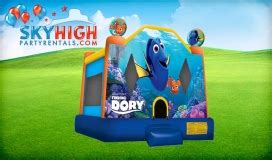 USA Finding Dory Bounce House Sky High Party Rentals