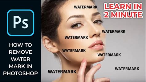 [ Photoshop Tutorial ] How To Remove Watermarks Easy And Effective Method Youtube