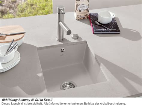 Villeroy Boch Subway 45 SU 3324 02 KG Snow White Keramikspüle