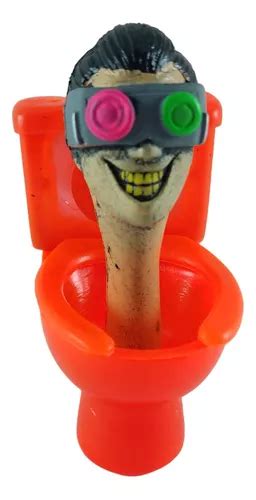 Figura Juguete Skibidi Toilet Taza Ba O Cientifico Gafas Meses Sin