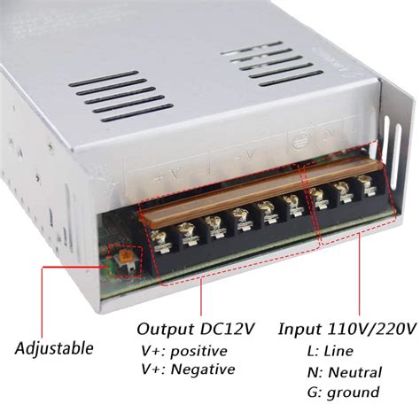 Joylit Volt A W Power Supply Adapter Ac V V To Dc V