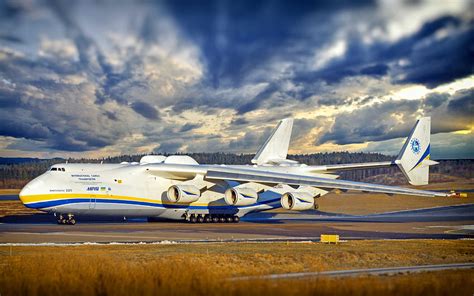 An Antonov Aerodrome Cargo Plane Cossack Clouds Antonov An