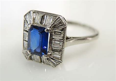 Art Deco Sapphire Rings