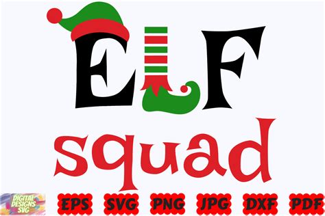 Elf Squad Svg Elf Svg Christmas Svg Graphic By