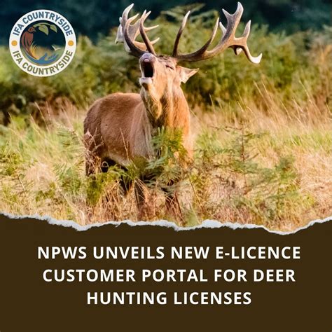 Npws Unveils New E Licence Customer Portal For Deer Hunting Licenses