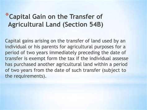 Exemptions From Capital Gains Under Sections 54 Ppt