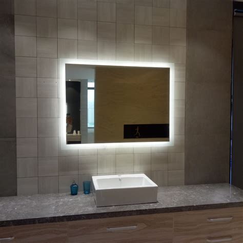 Bathroom lighted LED mirror