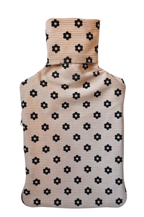 Floral Hot Water Bottle Black White Shop Today Get It Tomorrow Takealot