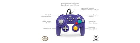 Powera Gamecube Style Wired Gaming Controller For Nintendo Switch