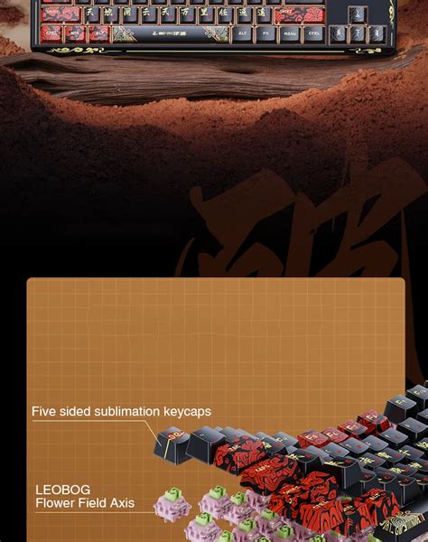 LINGBAO K87 Pro Tri Mode Gasket Structrue Hot Swap RGB Customized Mechanical Keyboard Black