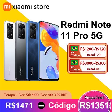 Versão Global Xiaomi Redmi Nota 11 Pro 5g Snapdragon 695 108mp Câmera