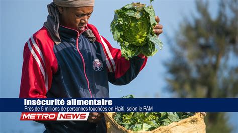 Insécurité Alimentaire Près De 5 Millions De Personnes Touchées En