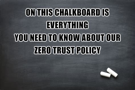 What's a good GIF or meme to describe "Zero Trust"? - Security ...