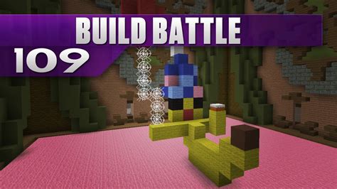 Minecraft Build Battle 109 Birthday Banana Youtube