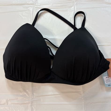 Target Swim Shade Shore Black Pushup Bikini Top Poshmark
