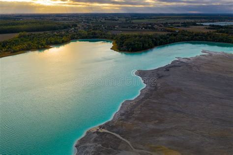 Lake with turquoise water stock photo. Image of energy - 128810886