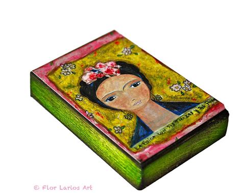 Amazon Frida Y Sus Trenzas ACEO Giclee Print Mounted On Wood 2