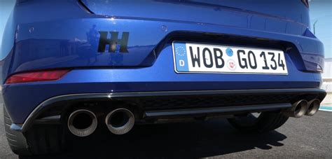 2017 Golf R With Akrapovic Exhaust Sounds Like Popcorn Makes People Go