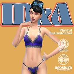 IDxA Lingerie Feliz The Sims Create A Sim CurseForge