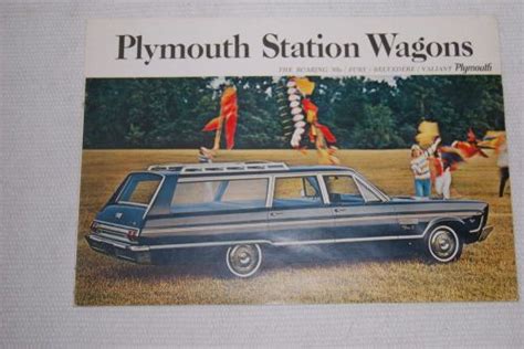 Find 1965 Plymouth Station Wagons Dealer Brochure Fury Belvedere Valiant In Boynton Beach